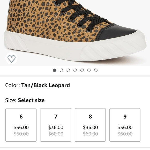 OLIVIA MILLER leopard print tennis shoes - Picture 6 of 9